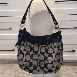 Coach monogram hobo bag